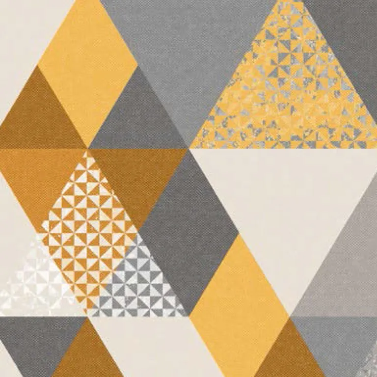 TRIANGLE Mustard 371171/101 — Принт DECORA GROUP
